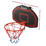 Basketball & Basketball Accessories: Everfit 38" Basketball Hoop Backboard Door Wall Mounted Ring Net Sports Kids