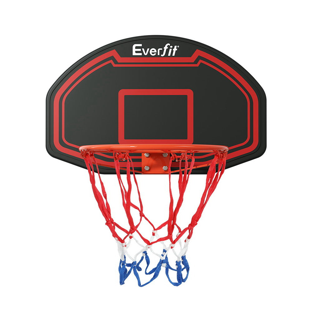 Basketball & Basketball Accessories: Everfit 38" Basketball Hoop Backboard Door Wall Mounted Ring Net Sports Kids