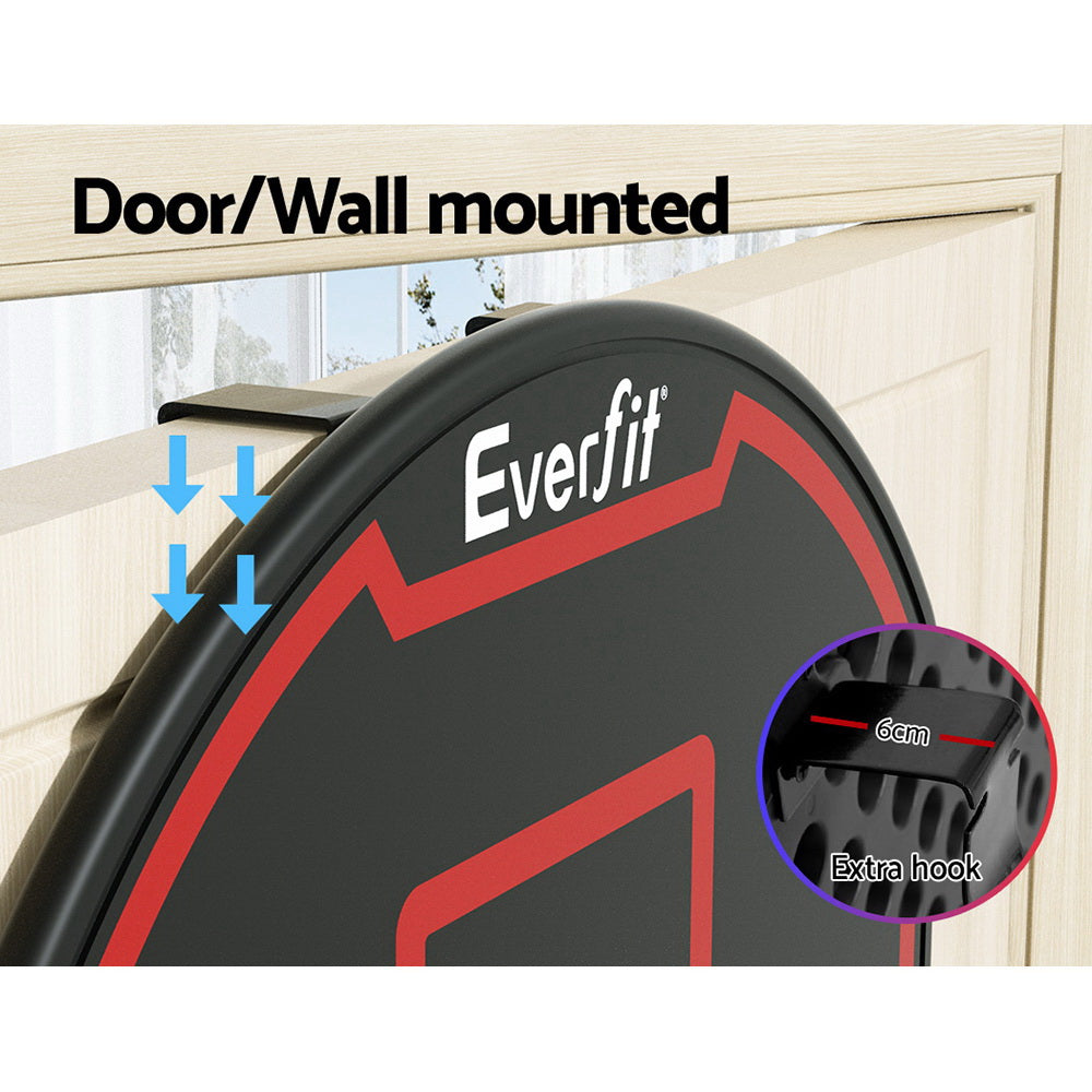 Basketball & Basketball Accessories: Everfit 38" Basketball Hoop Backboard Door Wall Mounted Ring Net Sports Kids