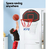 Basketball & Basketball Accessories: Everfit 38" Basketball Hoop Backboard Door Wall Mounted Ring Net Sports Kids