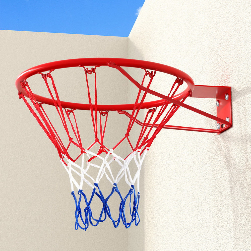 Outdoor Play Equipment: Everfit Basketball Ring Hoop Rim Goal Net 45CM