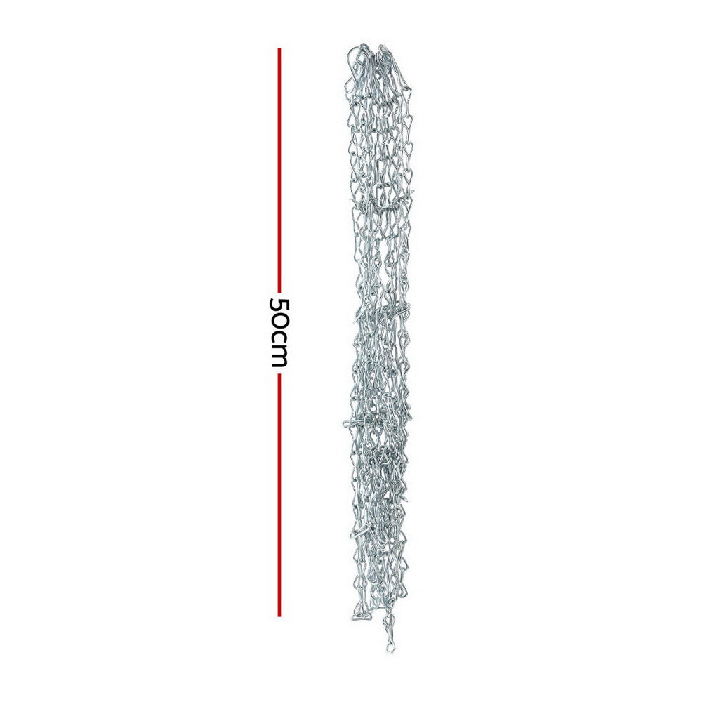 Automotive Repair & Speciality Tools: Everfit Basketball Ring Metal Braided Chain Net 12 Loop
