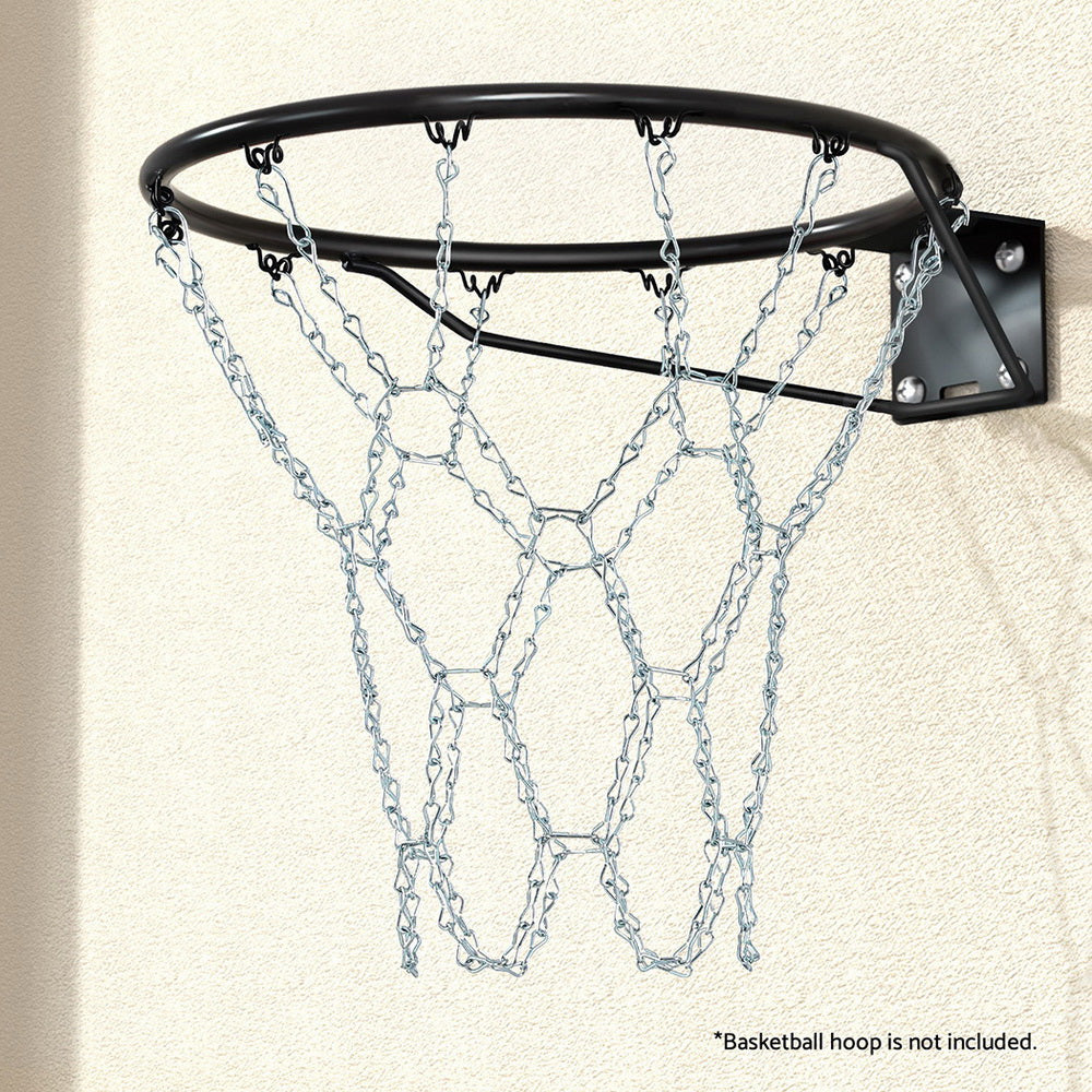 Automotive Repair & Speciality Tools: Everfit Basketball Ring Metal Braided Chain Net 12 Loop