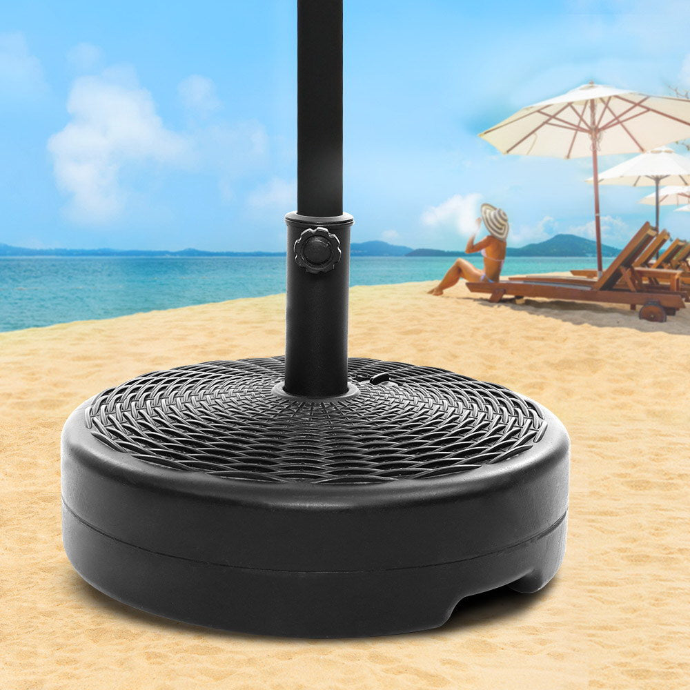 Umbrellas & Sunshades: Instahut 51cm Outdoor Umbrella Base Round Stand Pod