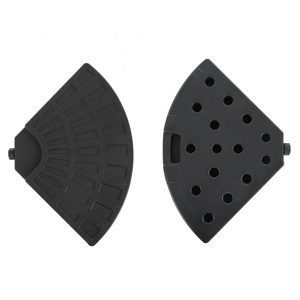 Umbrellas & Sunshades: Instahut 48cm Outdoor Umbrella Base Stand 4 Plates Pod Cantilever