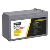 Batteries & Generators: Giantz AGM Deep Cycle Battery 12V 9Ah Box Portable Solar Caravan Camping