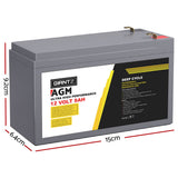 Batteries & Generators: Giantz AGM Deep Cycle Battery 12V 9Ah Box Portable Solar Caravan Camping