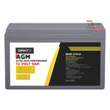 Batteries & Generators: Giantz AGM Deep Cycle Battery 12V 9Ah Box Portable Solar Caravan Camping