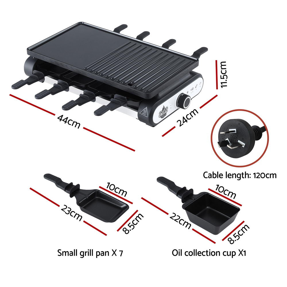 BBQs & Accessories: Grillz 1400W Electric BBQ Grill w/ 7 Cooking Pans