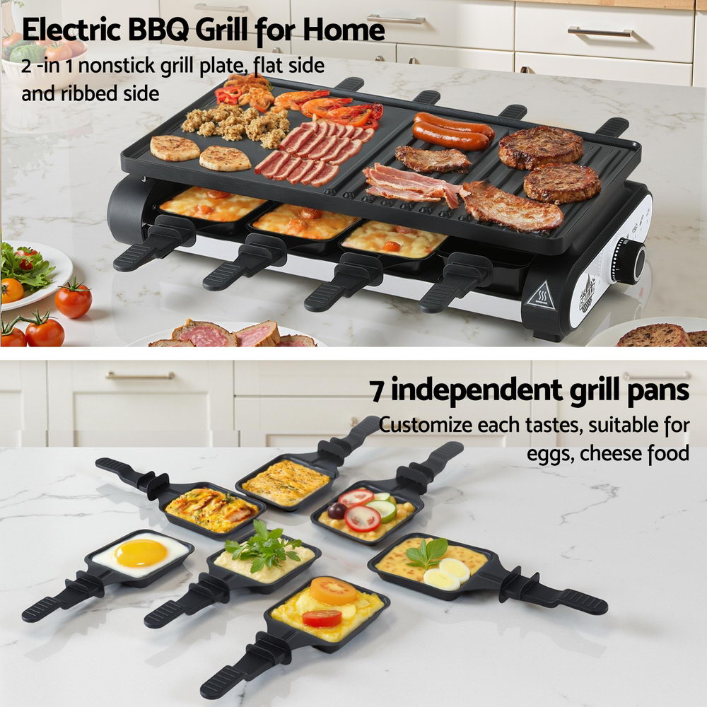 BBQs & Accessories: Grillz 1400W Electric BBQ Grill w/ 7 Cooking Pans