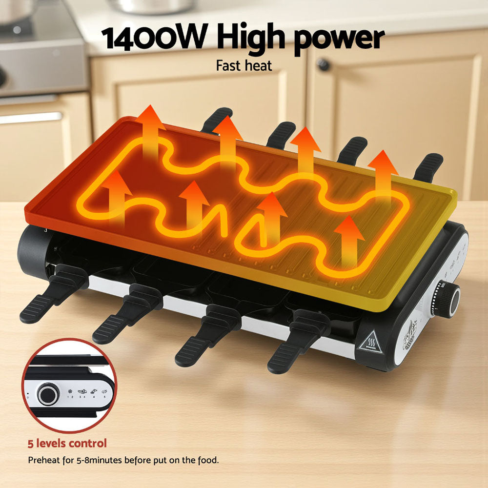 BBQs & Accessories: Grillz 1400W Electric BBQ Grill w/ 7 Cooking Pans