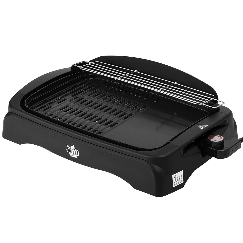 BBQs & Accessories: Grillz 1950W Electric BBQ Grill Non-stick Plate for Indoor Outdoor