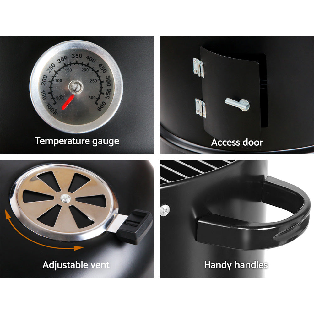 BBQ Tools: Grillz BBQ Grill 3-In-1 Charcoal Smoker