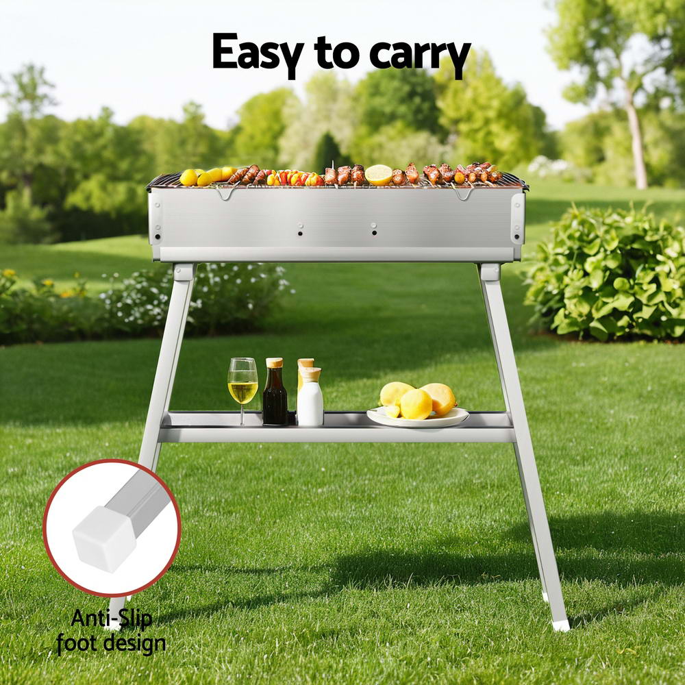 BBQ Tools: Grillz BBQ Grill Charcoal Smoker Portable Barbecue
