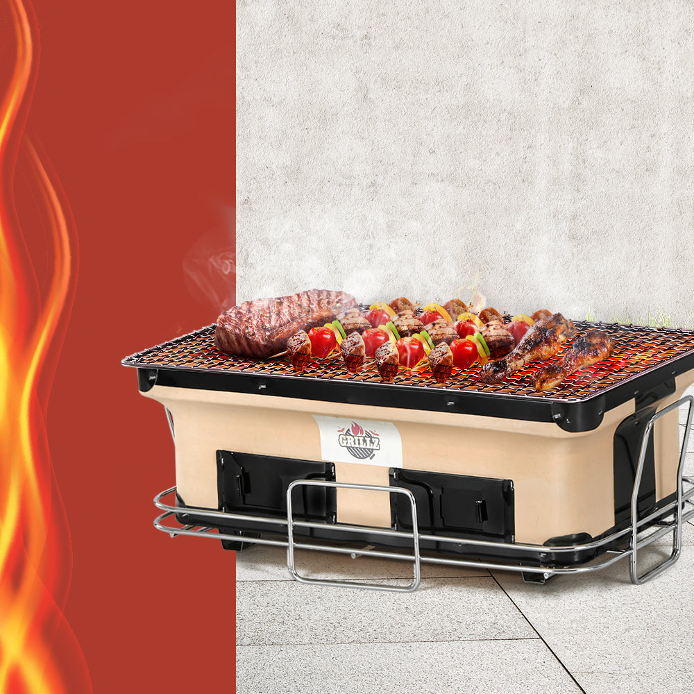 BBQ Tools: Grillz BBQ Grill Tabletop Charcoal Smoker