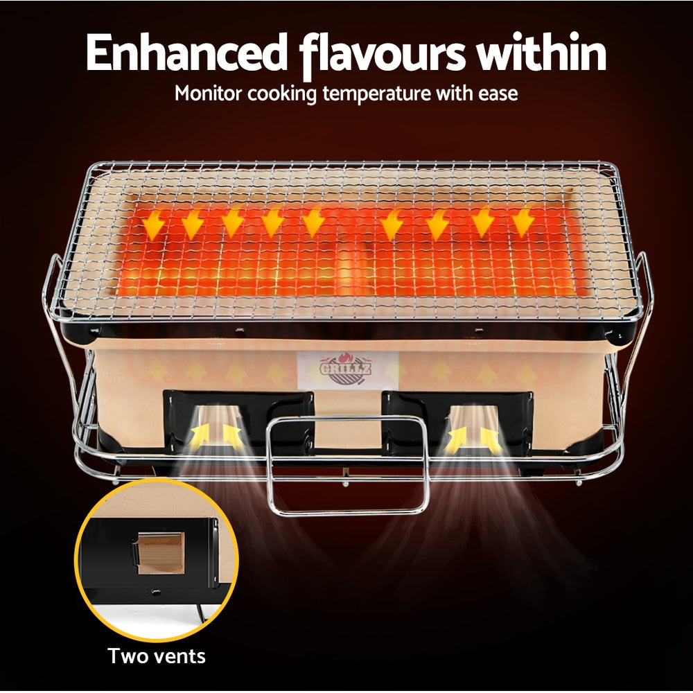 BBQ Tools: Grillz BBQ Grill Tabletop Charcoal Smoker
