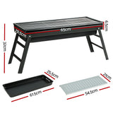 BBQ Tools: Grillz BBQ Grill Charcoal Smoker Foldable