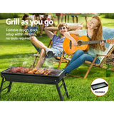 BBQ Tools: Grillz BBQ Grill Charcoal Smoker Foldable