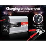 Batteries & Generators: Giantz 12V 20A Car Battery Charger Inverter 20 Amp ATV 4WD Boat Caravan