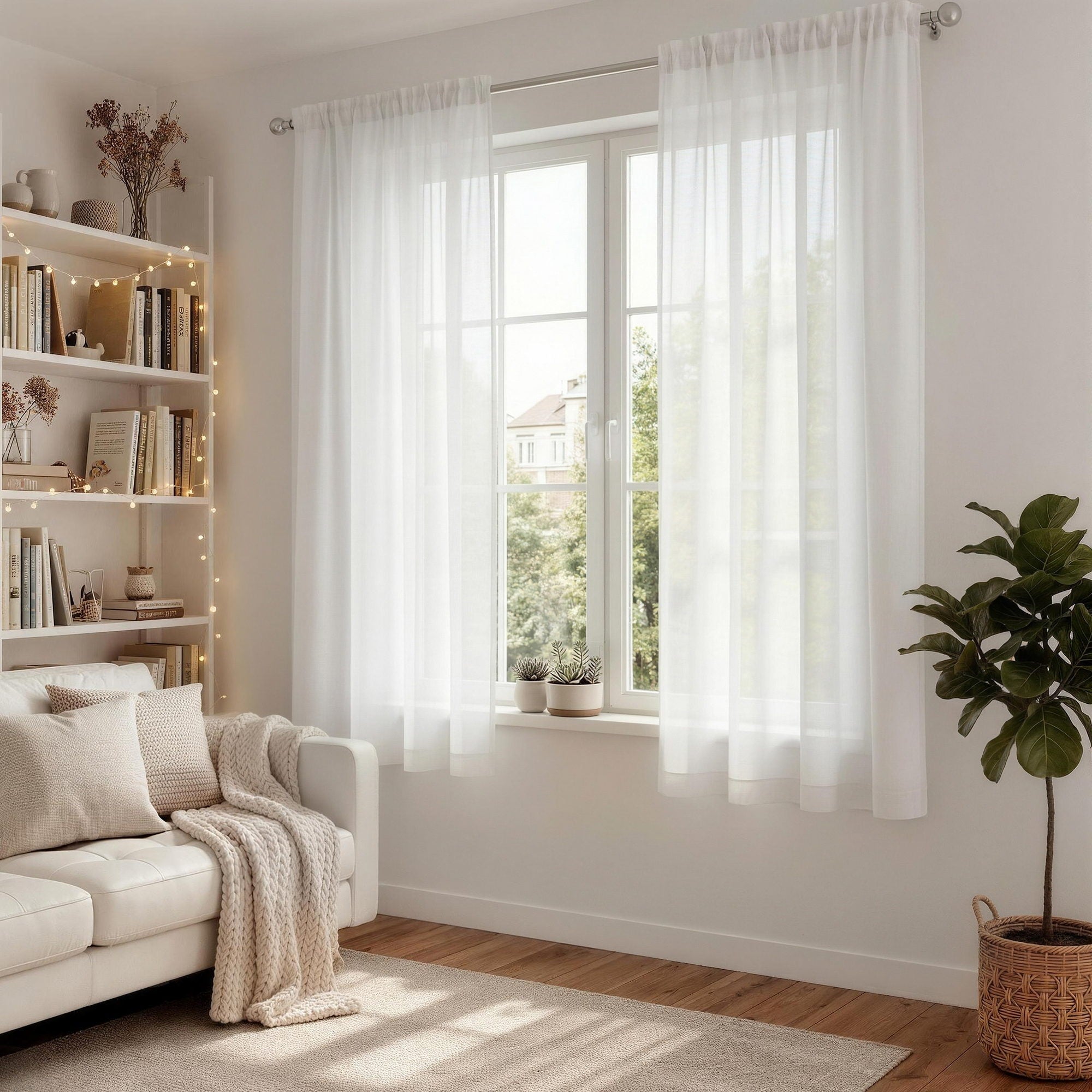 Artiss Blockout Curtains 2X 132x160cm Light Filtering Window Drapes Rod Pocket