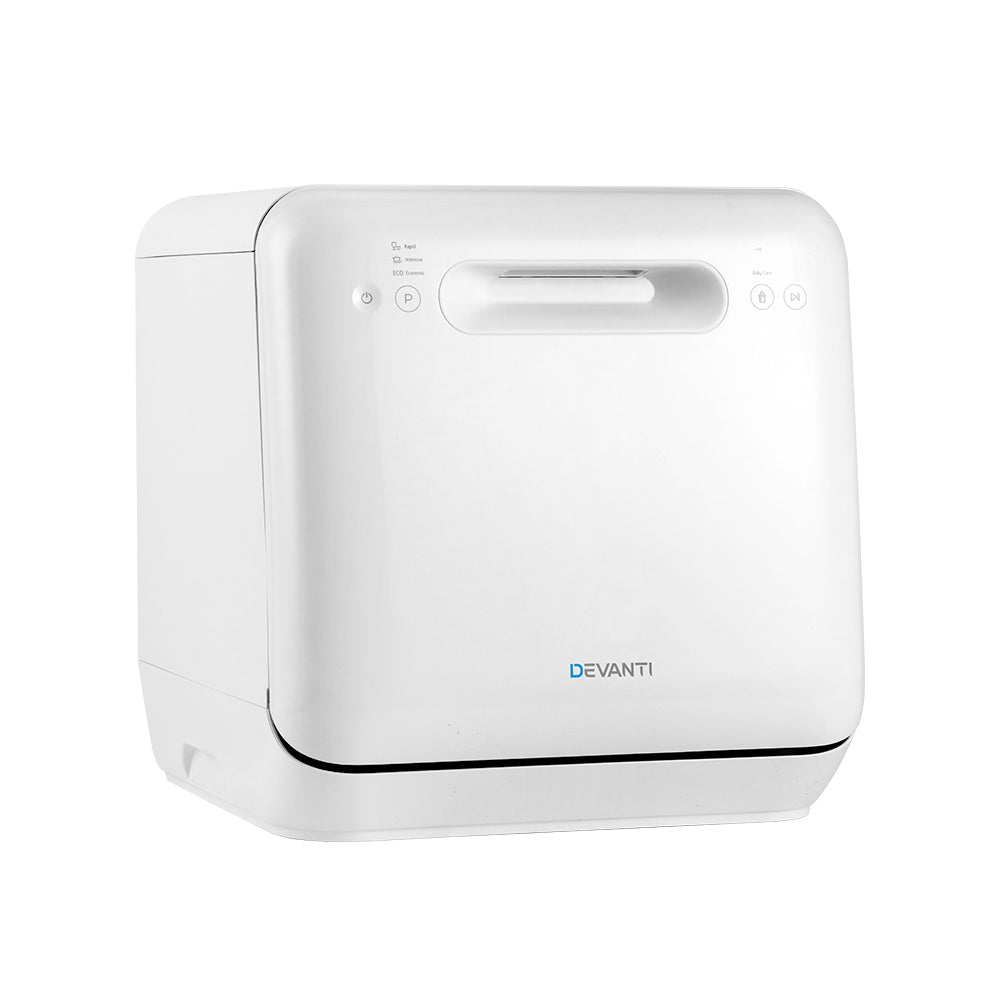 Dishwashers: Devanti 3 Place Settings Benchtop Dishwasher