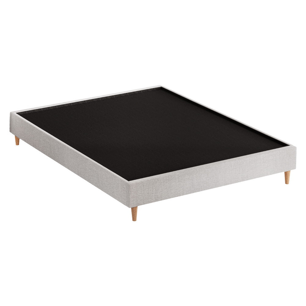 Beds & Bed Frames: Artiss Bed Frame Double Size Beige ZORA