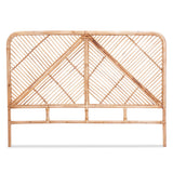 Headboards: Artiss Bed Headboard Queen Bedhead Rattan - FRED Pine