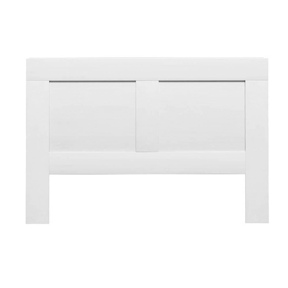 Beds & Bed Frames: Artiss Bed Head Headboard Queen with Shelves - CABI White