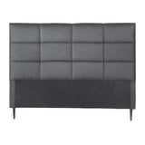 Artiss Bed Headboard Double Bedhead Linen Fabric Charcoal
