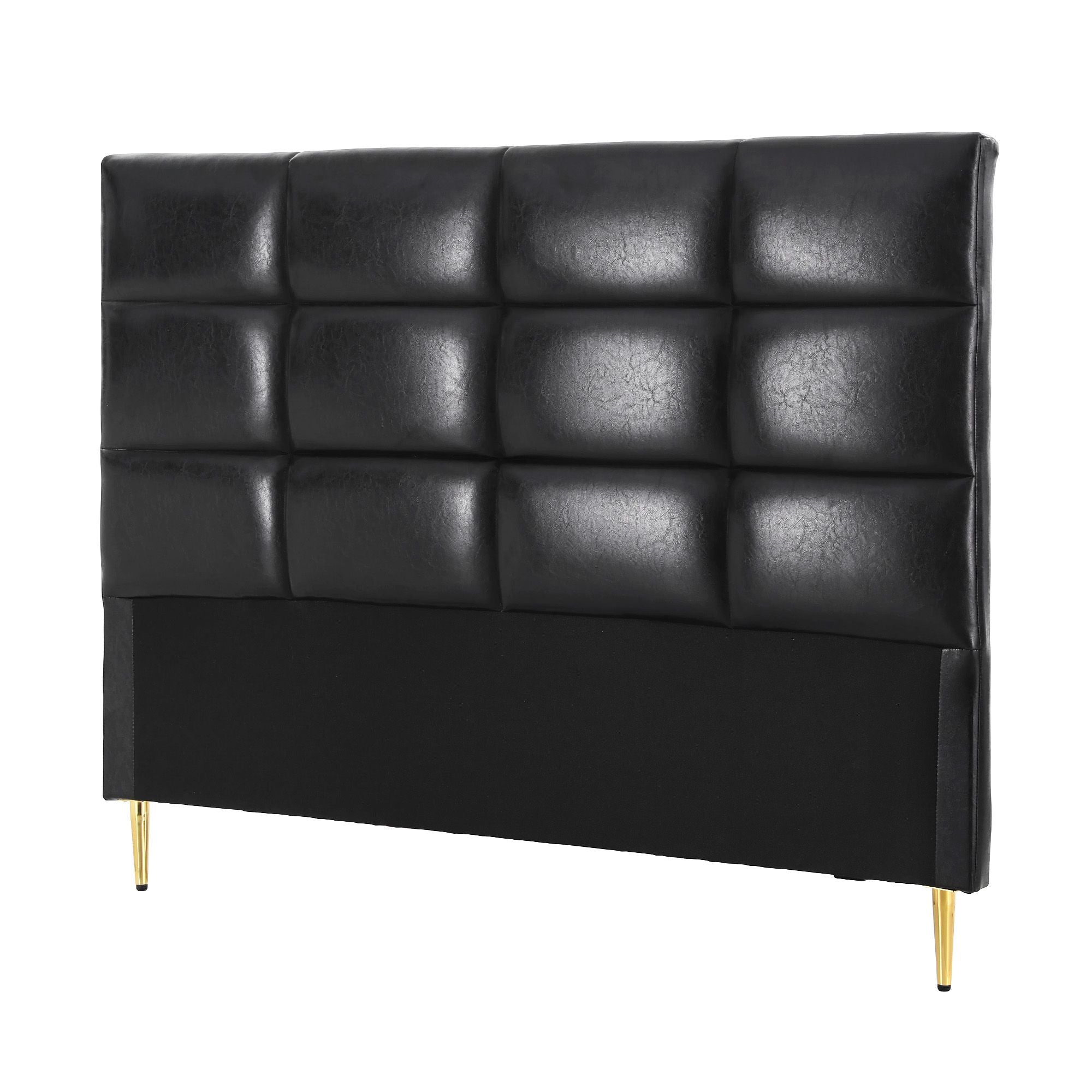 Artiss Bed Headboard Queen Bedhead PU Leather Black