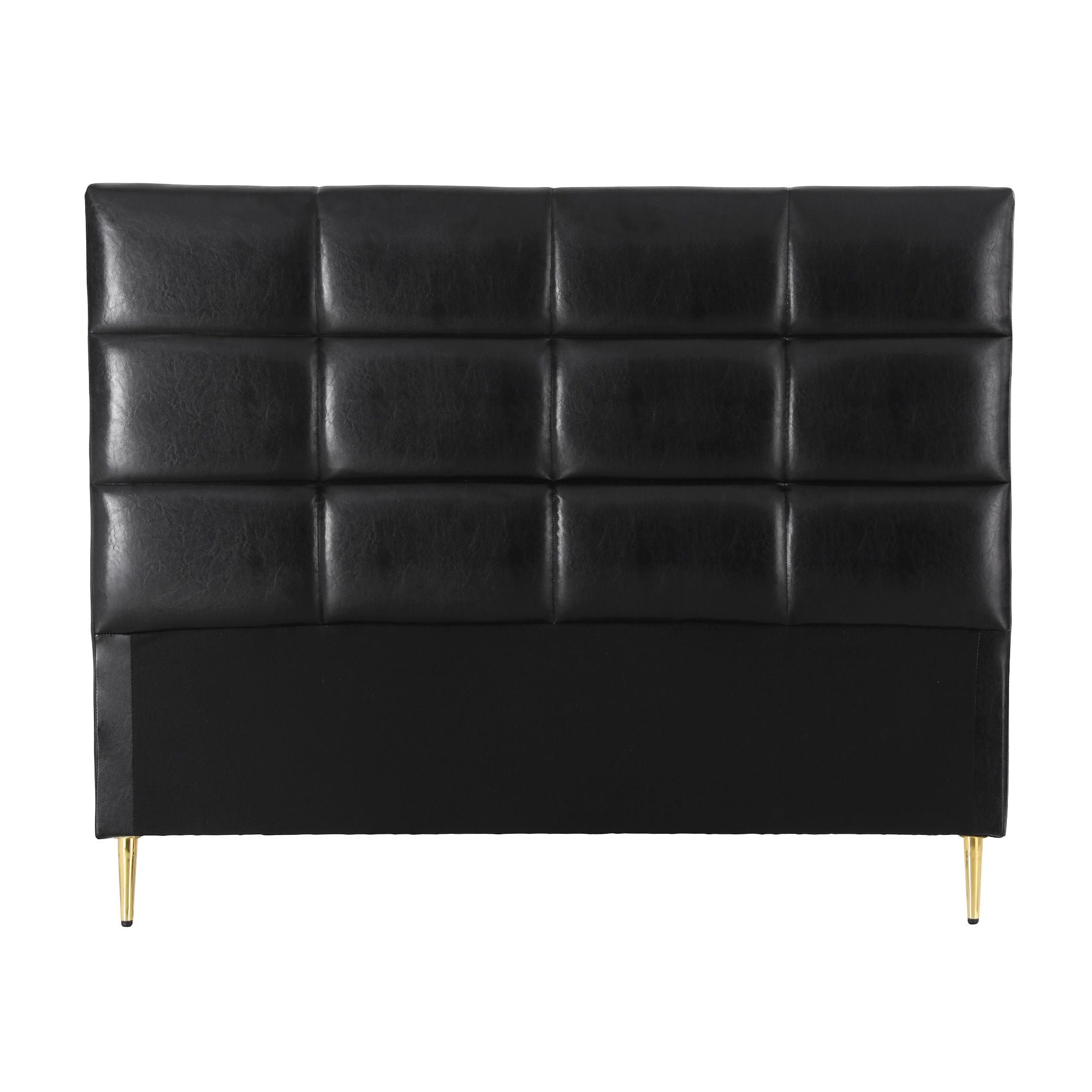 Artiss Bed Headboard Queen Bedhead PU Leather Black