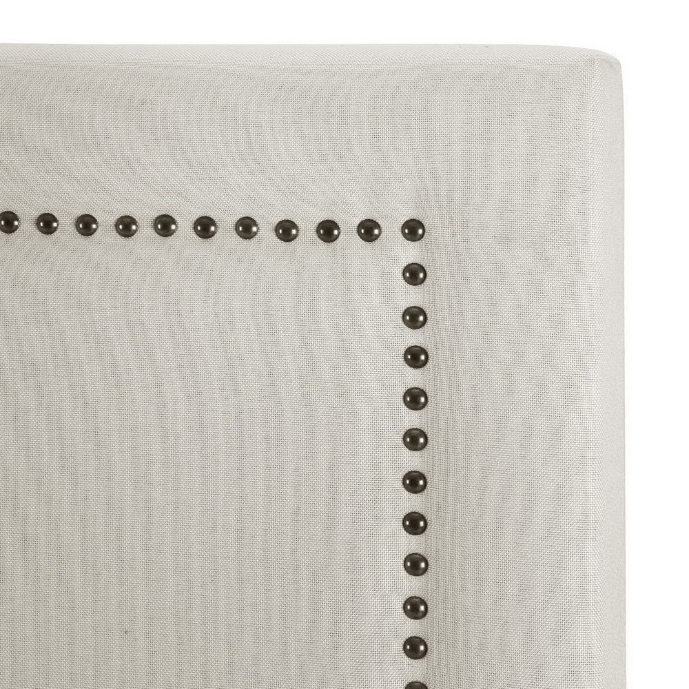 Headboards: Artiss Bed Frame Bed Head Headboard Queen Fabric - RIVE Beige
