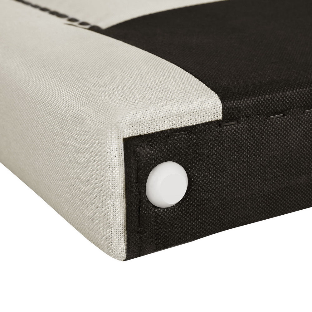 Headboards: Artiss Bed Frame Bed Head Headboard Queen Fabric - RIVE Beige