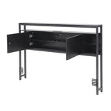 Artiss Bed Headboard Queen Storage Bedhead Charging Station Black