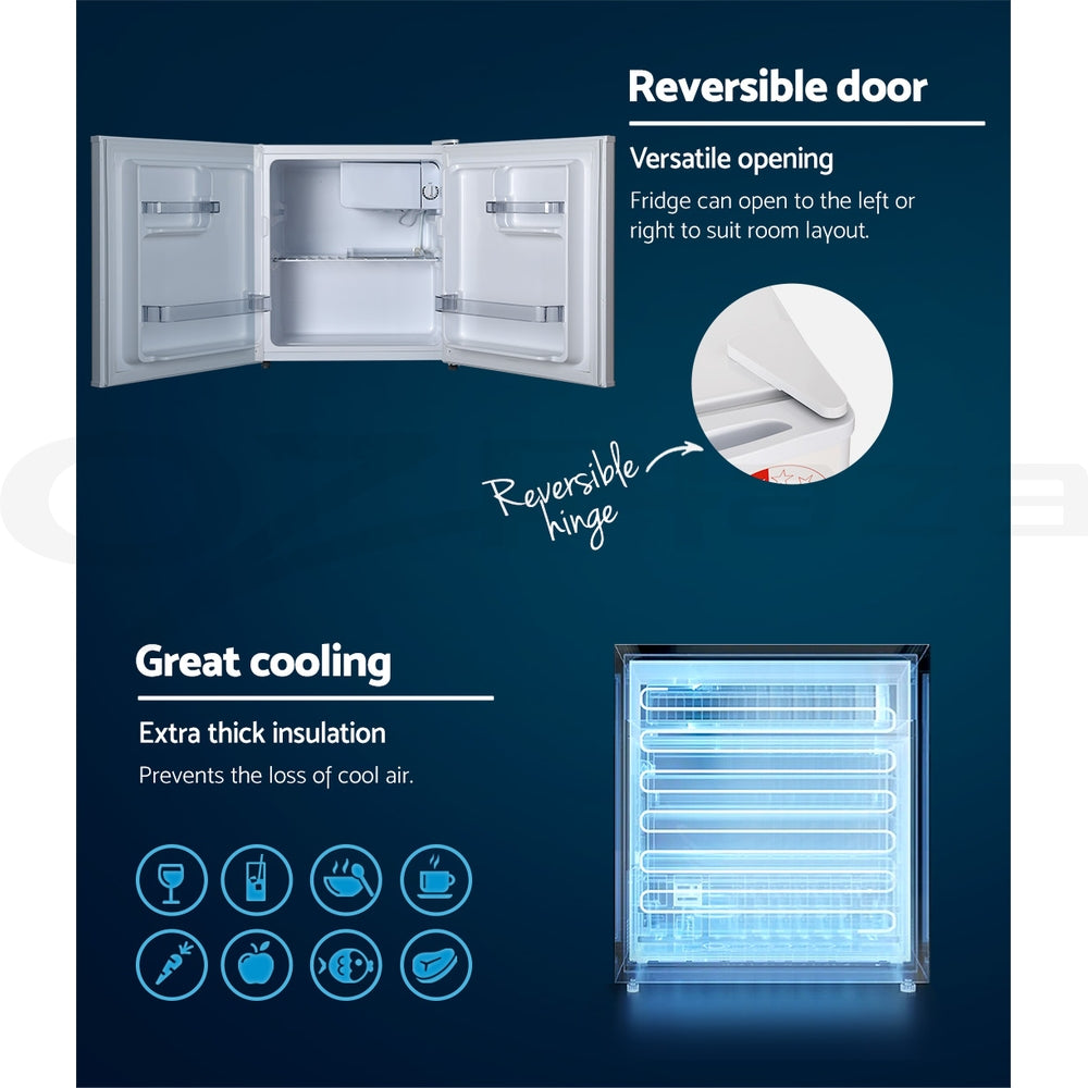 Fridges: Devanti 48L Bar Fridge White