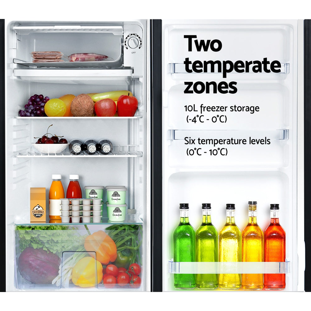 Fridges: Devanti 95L Bar Fridge Black