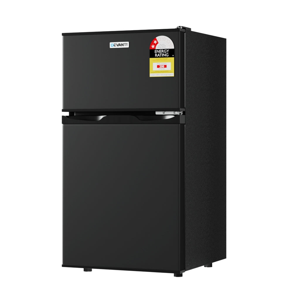 Fridges: Devanti 85L Bar Fridge Mini Freezer Refrigerator Black