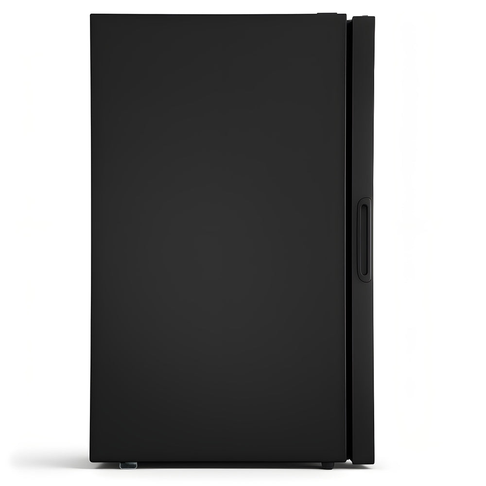 Fridges: Devanti 105L Bar Fridge Glass Door Mini Fridge Countertop Cooler Black