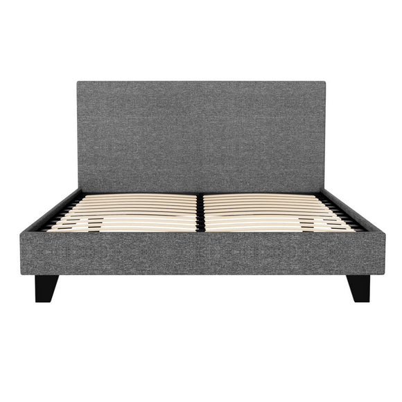 Artiss Bed Frame Double Size Grey NEO