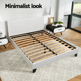 Beds & Bed Frames: Artiss Bed Frame Double Size White NEO