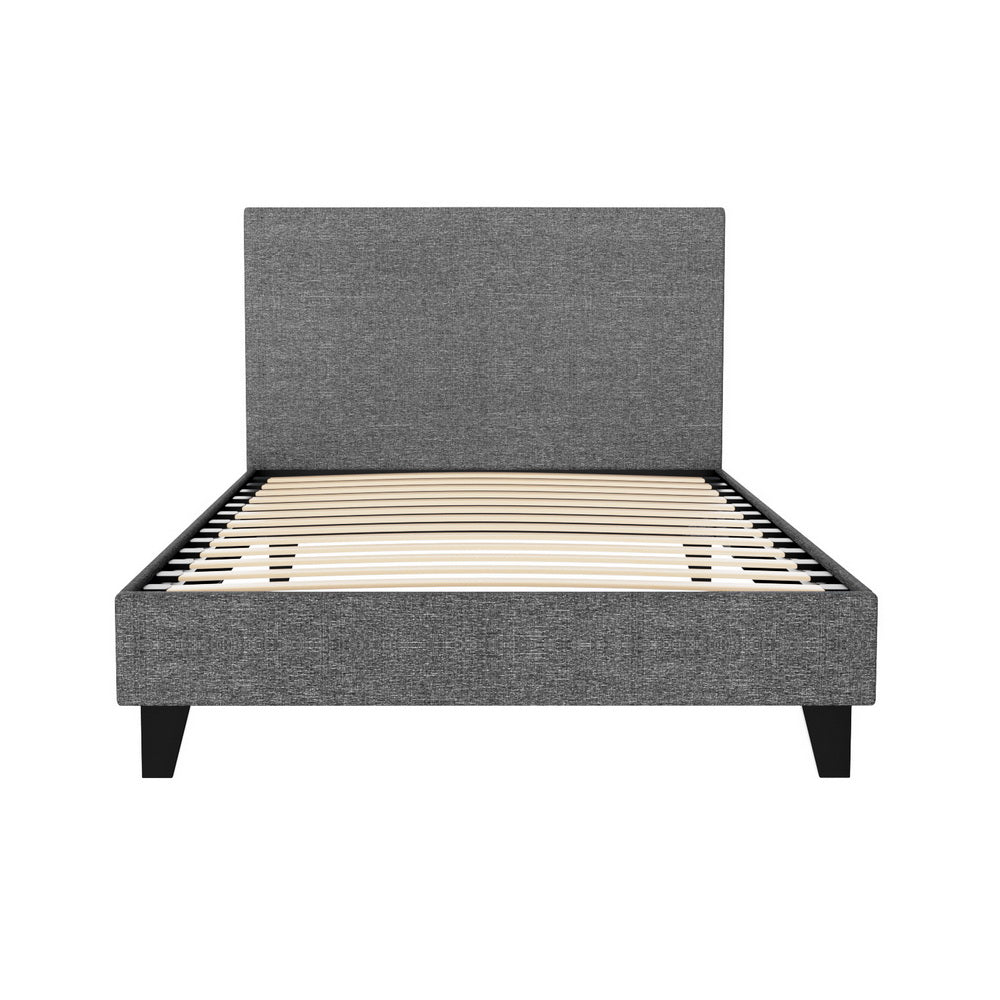 Beds & Bed Frames: Artiss Bed Frame King Single Size Grey NEO