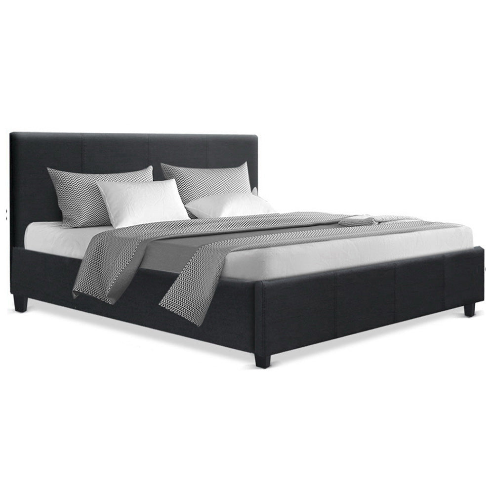 Beds & Bed Frames: Artiss Bed Frame Queen Size Charcoal NEO