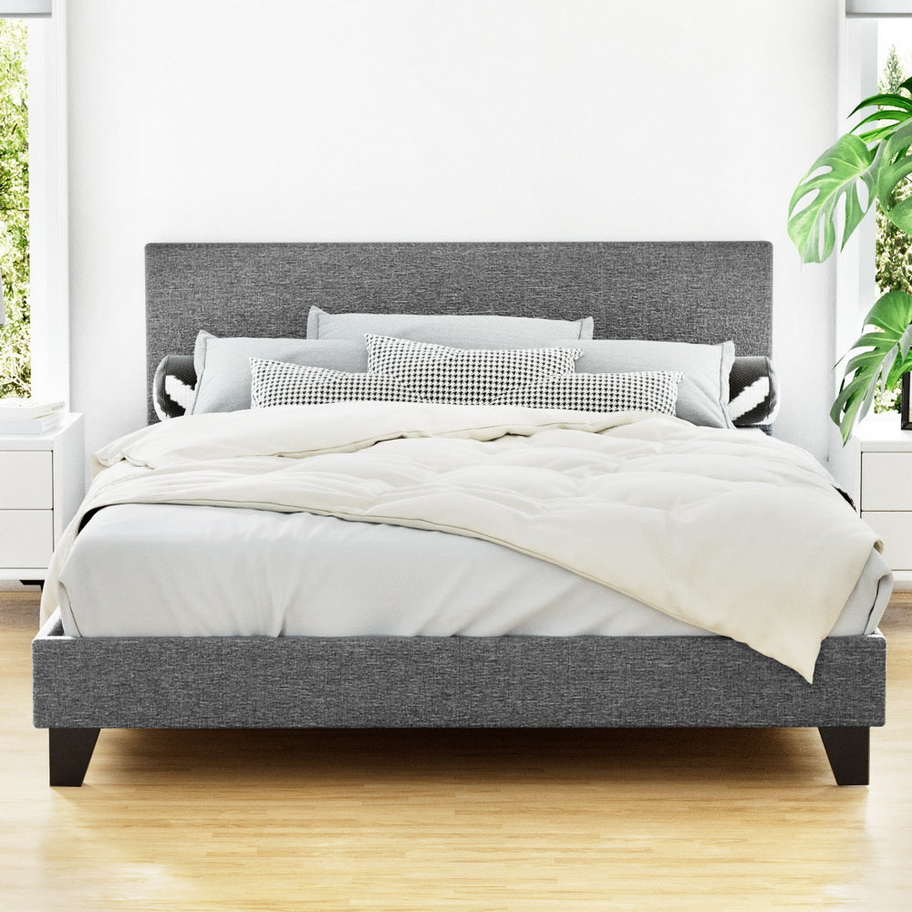 Beds & Bed Frames: Artiss Bed Frame Queen Size Grey NEO