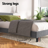 Artiss Bed Frame Single Size Grey NEO