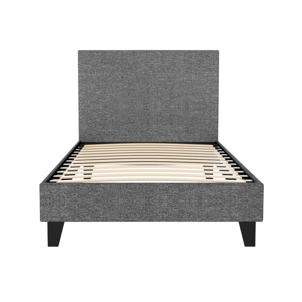 Beds & Bed Frames: Artiss Bed Frame Single Size Grey NEO