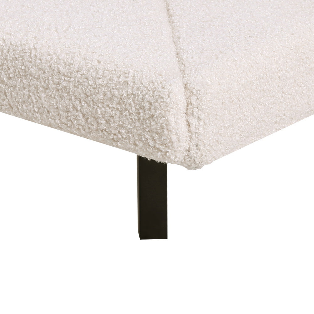 Beds & Bed Frames: Artiss Bed Frame Queen Size Boucle Beige SASA