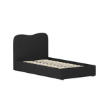 Beds & Bed Frames: Artiss Bed Frame King Single Size Boucle DARA