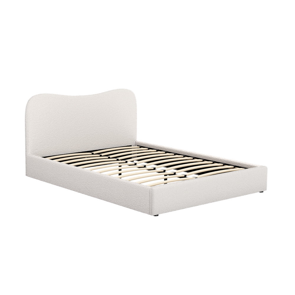 Beds & Bed Frames: Artiss Bed Frame Queen Size Boucle DARA