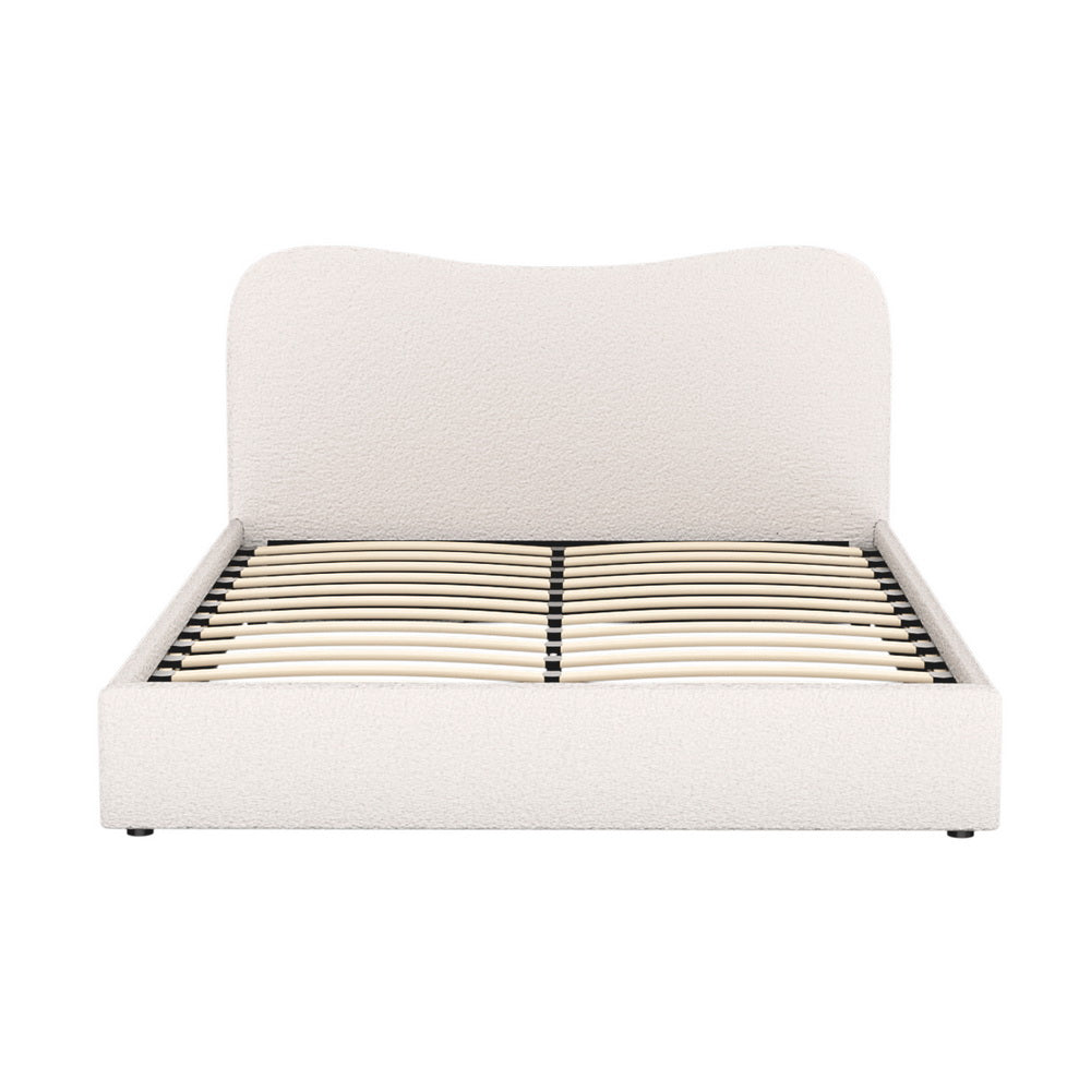 Beds & Bed Frames: Artiss Bed Frame Queen Size Boucle DARA