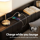 Artiss Queen Bed Frame with Storage Headboard SAA Certified Charging Station